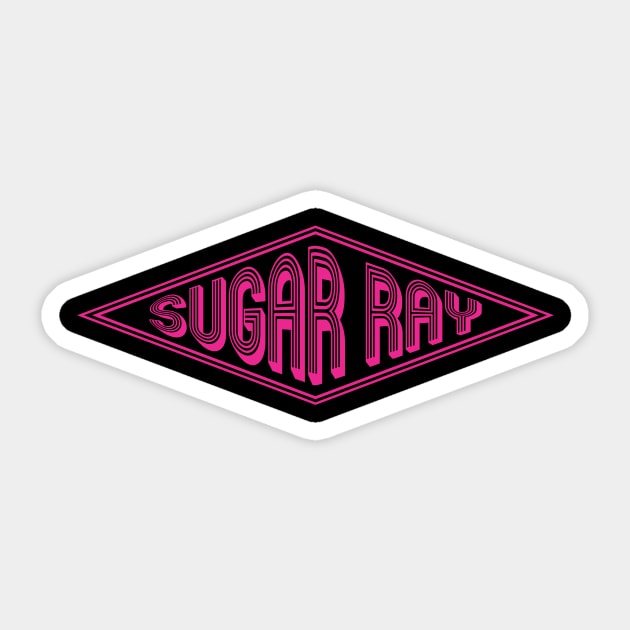 Sugar Ray - Pinkline Vintage Wajik Sticker by BELLASOUND